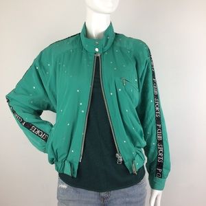 Light-Reflective stars jacket- P Club sports